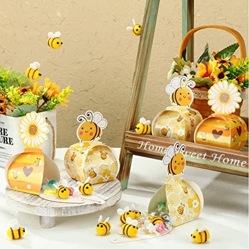 36 PCS Caixas de doces de abelha mel caixas de presente de colméia caixas de girassol caixas de abelha caixas