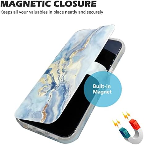 Caixa Flip para iPhone 12/iPhone 12 Pro Ultra Slim Carteira Proteção Fechamento Magnético Capa de Couro