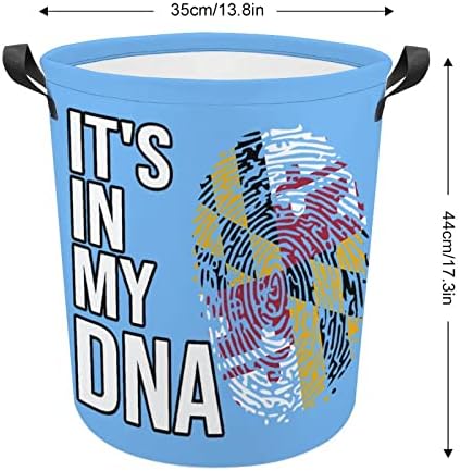 Está no meu DNA Maryland Flag cesto cesto cesto de lavanderia cesto para lavar roupas de roupas