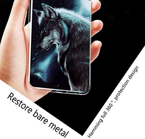 Caixa de telefone para Blackview A80 Plus, com [2 x Filme de proteção contra vidro temperado], Kjyf Clear