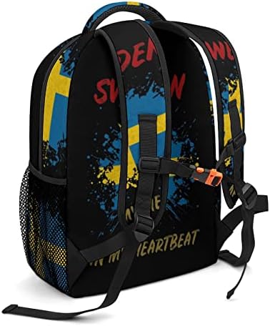 Suécia em minhas mochilas de viagens de viagem Backs de moda Moda Bolsa de ombro leve peso Mochila