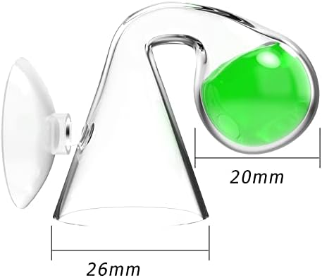 FZONE Aquarium CO2 Regulador para Paintball com Drop Drop Co2 de Vidro Verificador