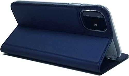 Caso Adaara para iPhone 13/13 Mini/13 Pro/13 Pro Max, capa de telefone de couro de PU artesanal com fechamento magnético com suporte de cartão