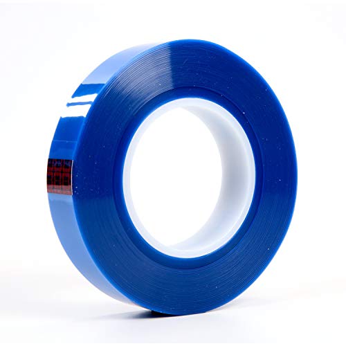 3m 62868 fita de poliéster 8905 núcleo de plástico, 1 x 72 m, azul