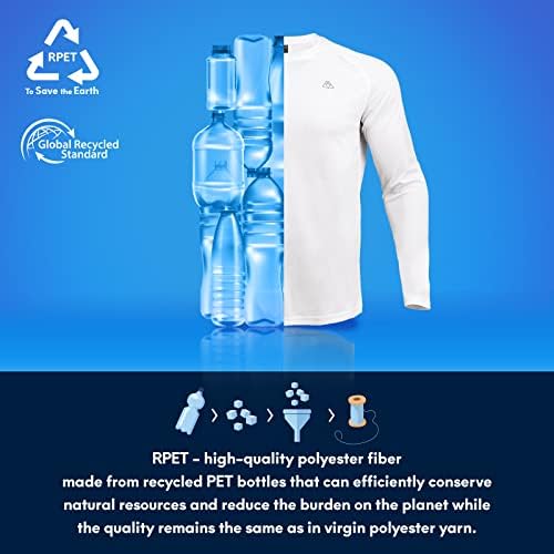 Camisetas atléticas de Fit Men de Haimont para executar camisetas de poliéster recicladas de poli-tening