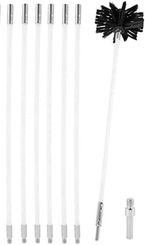 Conjunto de pincel de chaminés de chaminé da chaminé Liyun, inclui 6/9/12/15 hastes flexíveis de 610 mm
