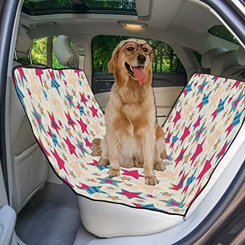 Enevotx Cachorro da capa do assento de cachorro American Creative Creative Art Art Pentagrama Capas de