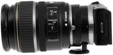 Adaptador de montagem da lente Fotodiox Compatível com lentes Canon Eos EF e EF-S nas câmeras de montagem eletrônica da Sony,