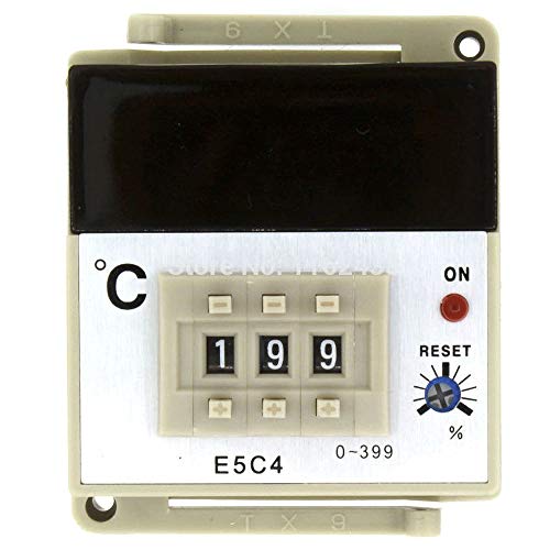 E5C4-R AC 220V Relé Saída K Input Digital Temperature Controller E5C4 220VAC Série