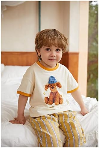 Labishu Kids Boys Uma ou mais camisetas impressas no verão Cabeça criança curta manga curta