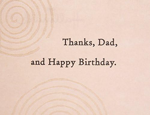 Hallmark Birthday Greeting Card para papai, círculos