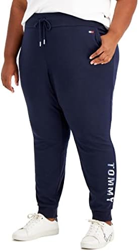 Tommy Hilfiger Sport Womens Plus Knit Logo Jogger Pants