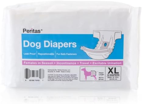 Fraldas de cães descartáveis ​​peritas | Fraldas de cachorro fêmeas | fraldas de filhotes, fraldas