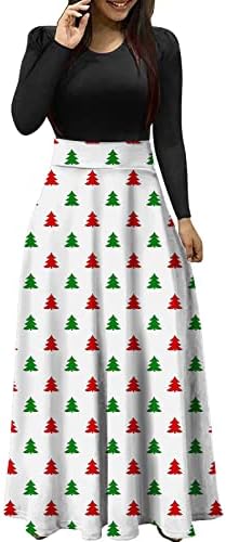 vestido maxi de pimelu vestido redondo de manga longa vestido de natal vestido de cocktail festa giro maxi