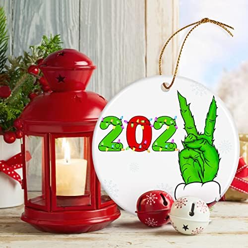 Enfeites de Natal, Jocidea 2022 Ornamento de Natal 2022 Ornamento Ornamento Ornamentos de Natal Para