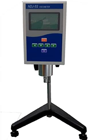 Medidor de testador de viscosidade do viscosidade rotativa com exibição digital 4 faixa de medição de viscosidade