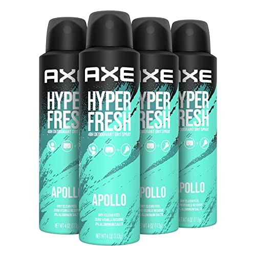 AX APOLLO DEodorante Spray 48 horas Proteção de odor Sábio fresco e desodorante de cedro sem alumínio