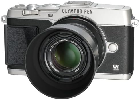 Olympus LH -40B Lens Hood para M.Zuiko Digital 45mm 1: 1,8 Lens - Black
