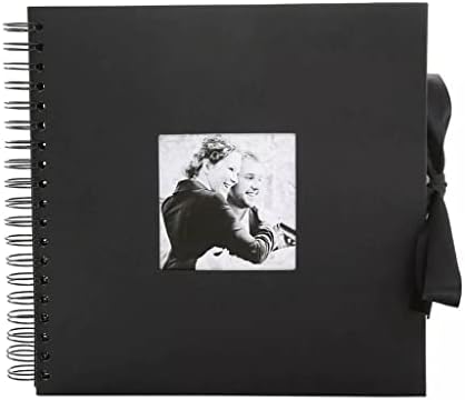 N/A Álbum de fotos Criativo 30 Páginas Black Diy Album Scrapbooking Craft Paper Fotografia Álbum para Aniversário de Casamento