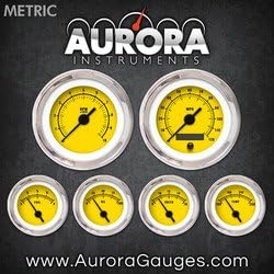 Aurora Instruments 5113 Rider Amarelo Métrica de 6 bitola