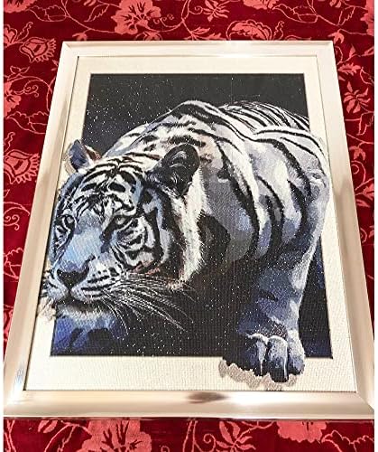 Diamond Borderyer Tiger Cat Leopard Picture Rhinestones Mosaic Diamond Painting Animal