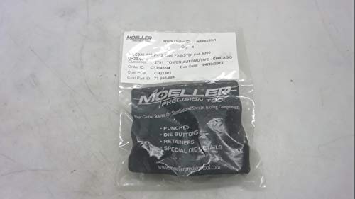 Moeller Precision Tool MUC020-025 -Pacote de 4 -, pressione o botão de ajuste, MUC020-025 p = 12,5000 fx@std