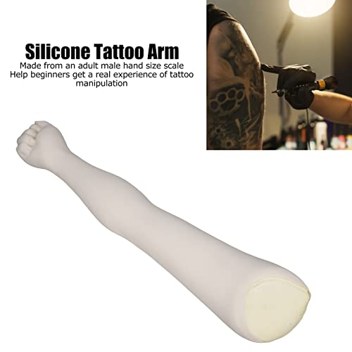 Armado de tatuagem de prática de carne, 63 cm de comprimento Tatuagem Practicação do braço em branco Tatuagem