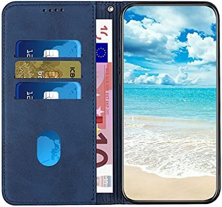 Caixa de flip de carteira do Diário do Mavis Galaxy S23, caixa magnética de couro PU Premium com