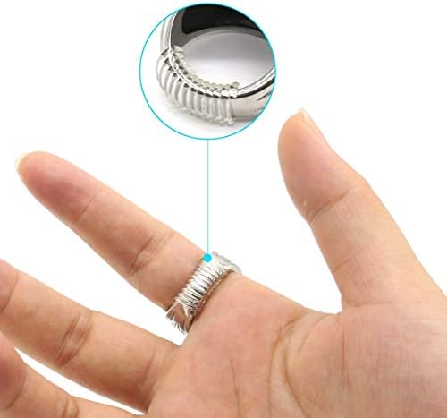 Ajustador de tamanho de anel invisível para anéis soltos Ajustador Sizer ajuste qualquer espaçador de guarda de anel de anéis