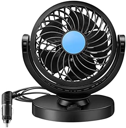 Ventilador de carro-vento de 360 ​​graus de carro com resfriamento de ar de carro duplo 12v fã de ventilador de ventilador automático Mini Fan vs1