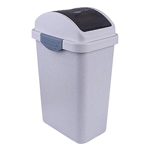 Lixo de abcel lata, lixo simples pode lixo lixo swing tampa lixo recipiente de lixo de cozinha coberta