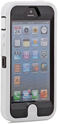 Caso da série OtterBox Defender para iPhone 5 - Embalagens de varejo - Branco/Black