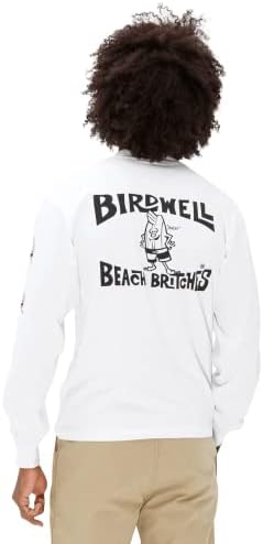 Birdwell South Paw T -shirt de manga comprida - branca, xl