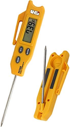 Klein Tools ET05 Termômetro de bolso digital e instrumentos de teste UEI PDT650 Termômetro digital dobrável,