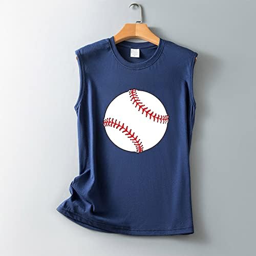 2023 camisa de beisebol para mulheres tanques de tampas de corrida letra impressão de beisebol mãe colete