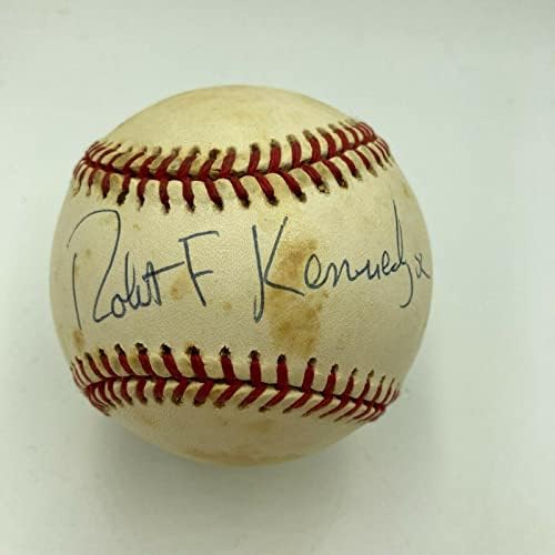 Robert F. Kennedy Jr assinou assinou autografado a Liga Nacional Baseball JSA CoA raro - bolas de beisebol