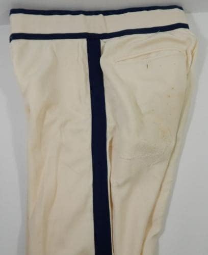1987 Houston Astros Terry Puhl 21 Jogo usou calças brancas 35-26 DP25307 - Jogo usado calças MLB