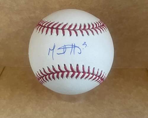 Miguel Hiraldo Blue Jays assinou autografado M.L. Baseball BAS BC94389