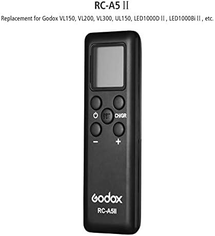 GODOX RC-A5ⅱ Controle remoto 16 canais 6 grupos Substituição para GODOX VL150 VL200 VL300 UL150
