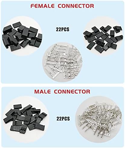 44 Define kits de servo conectores kits servo plug plug masculino/fêmea Connector Crimp Cable Kit Compatível