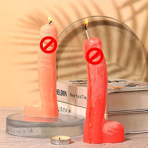 FreeBily Silicone Men Genital Candle Mold Mold Reutiliza para criar itens de resina de vela perfumados