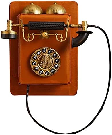 Ornamento de telefone antigo do telefone fixo, Vintage Telephone Fture Retro Modelo do Modelo