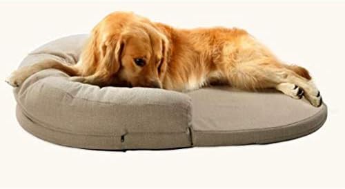 Cama de cachorro sjydq com tampa removível, cama de animais de estimação para roupas de estimação