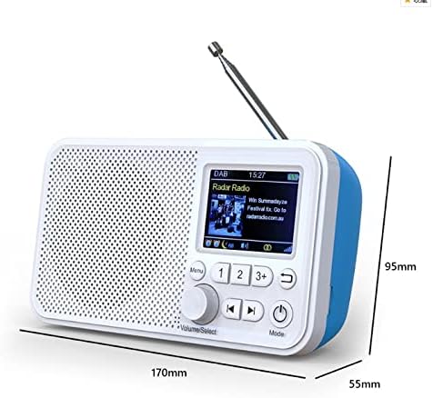 Gkmjki dab/dab + fm rádio digital led portable mini fm rádio mp3 player telescópico theenna handsfree