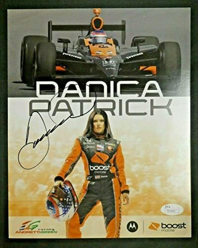 Danica Patrick assinou a foto 8x10 com JSA COA - fotos autografadas da NASCAR