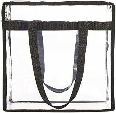 Clear Tote Bag Stadium Security Aprovado, veja através de bolsa de bolsa transparente para trabalho, praia,
