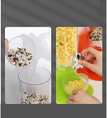 Dispensador de cereais Bancada - Distribuidor de cereais para crianças para crianças Material PC 1.6 litros