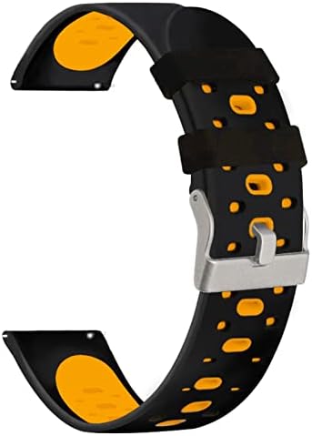 NFRFK 20mm colorido tira de banda de vigilância para Garmin Forerunner 245 245m 645 Música Vivoactive 3 Sport Silicone Smart WatchBand Bracelet