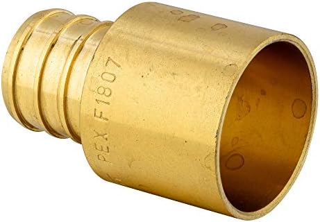 Efield Pex Crimp Brass Acessórios de latão 3/4 x 3/4 Adaptador de cobre de suor feminino