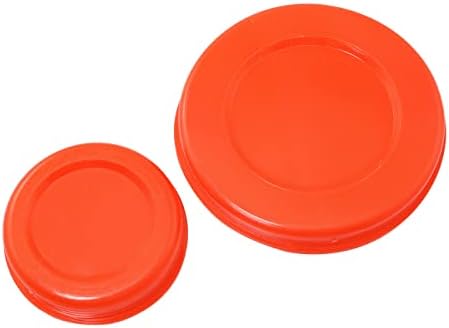 PZRT 8PCS Caps de plástico para Kraft Tubos de 5,0cm 7,6 cm, vermelho